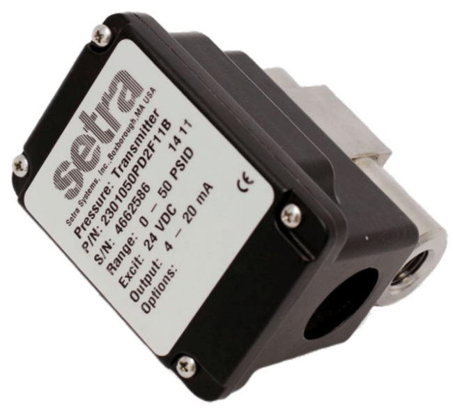 Setra Low Differential Pressure Transducer, Model 230